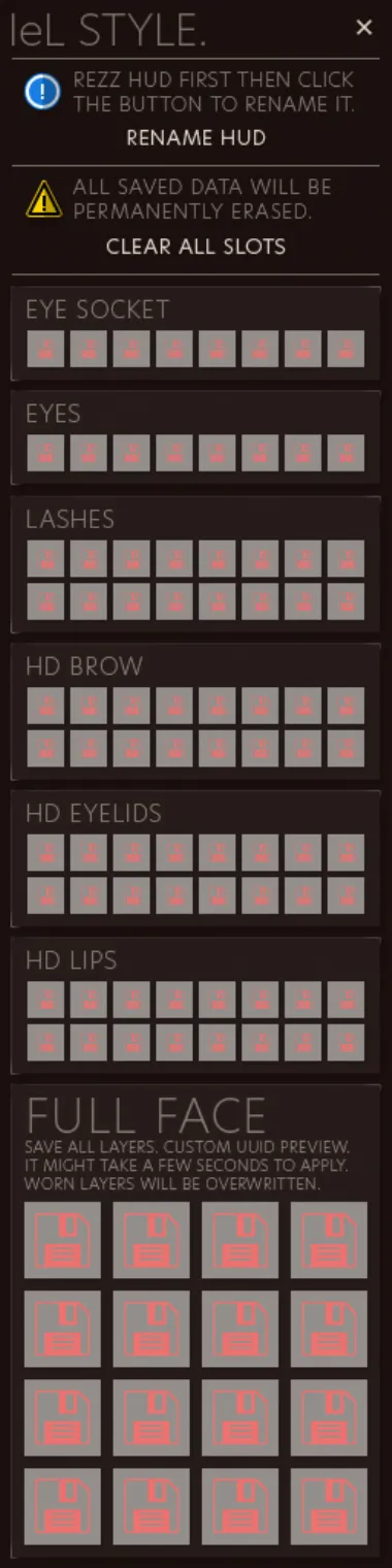 Style HUD HUD reference