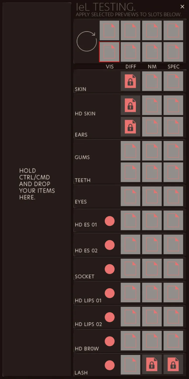 Testing HUD HUD reference