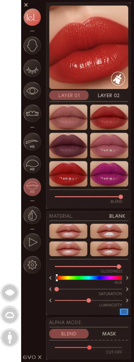 HD Lips HUD reference