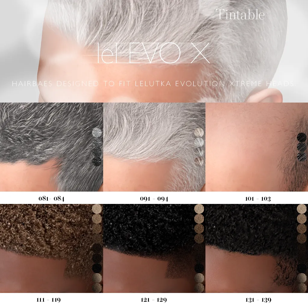 Hairbases set 2, male reference card.