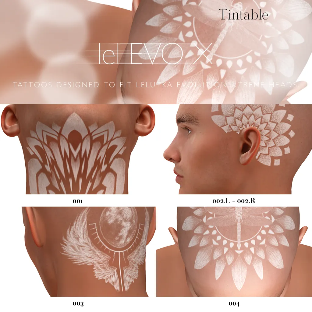 Tattoos reference card.